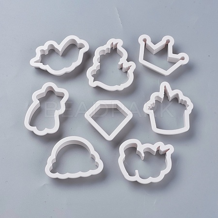 Food Grade Plastic Cookie Cutters DIY-L020-12-1