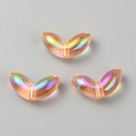 Transparent UV Plating Acrylic Beads LS-TACR-TAC0001-09A-01-1