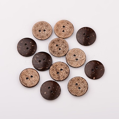 2-Hole Coconut Buttons BUTT-D051-07-1