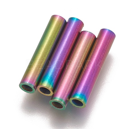 Ion Plating(IP) 304 Stainless Steel Tube Beads STAS-L216-23F-M-1