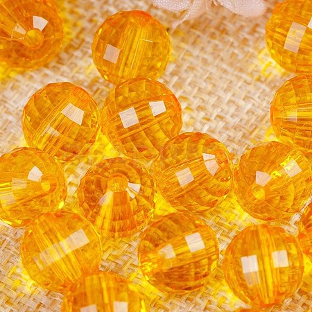 Transparent Acrylic Beads TACR-NH0001-B-04-1
