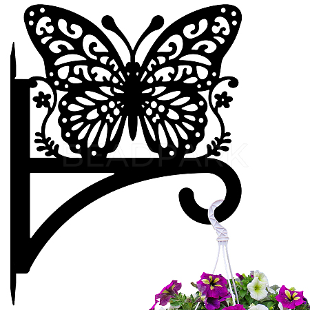 Iron Hanging Plant Hanger Bracket HJEW-WH0095-038-1