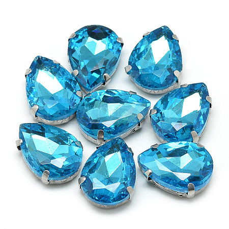 Sew on Rhinestone RGLA-T035-13x18mm-13-1