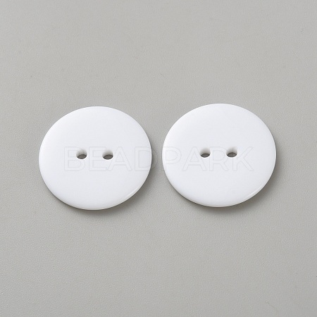 Resin Buttons BUTT-WH20002-10B-1