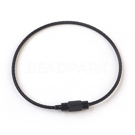 Steel Wire Bracelet Making MAK-F025-B07-1