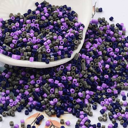 Baking Paint Glass Seed Beads SEED-S042-05B-54-1
