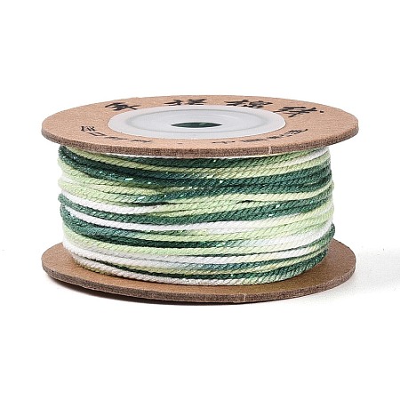 30M Segment Dyed Macrame Cotton Cord OCOR-T018-01T-1