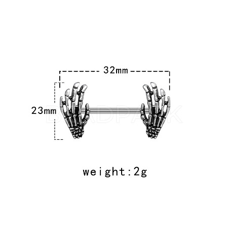 304/316 Stainless Steel Nipple Rings WG57600-05-1