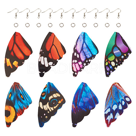  DIY Butterfly Wing Earring Makint Kit FIND-TA0002-80-1