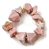 Raw Rough Natural Pink Opal Beads Strands G-Z087-B21-3