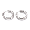 Tarnish Resistant 201 Stainless Steel Huggie Hoop Earrings EJEW-L256-05Q-P-1