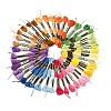 6Bundles 6 Colors Polyester Embroidery Floss OCOR-YW0001-24C-2