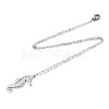 Non-Tarnish 201 Stainless Steel Pendant Necklaces NJEW-T009-JN074-1-45-2