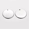 304 Stainless Steel Pendants STAS-D438-20-A-1