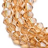 Transparent Electroplate Glass Beads Strands EGLA-A039-T2mm-A18-3