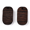 Natural Wenge Wood Pendants WOOD-T023-71B-01-2