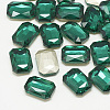 Pointed Back Glass Rhinestone Cabochons RGLA-T079-6x8mm-15-1