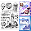 Custom Summer Theme PVC Plastic Clear Stamps DIY-WH0631-0067-1