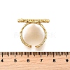Brass Cuff Rings for Women RJEW-F183-02B-G-5