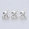 Tibetan Style Alloy Pendants TIBE-R316-046AS-RS-1