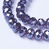 Electroplate Glass Beads Strands EGLA-A034-T2mm-A16-3