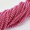 Glass Pearl Beads Strands HY-6D-B17-3