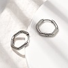 201 Stainless Steel Hoop Earrings EJEW-Z137-02P-04-3