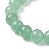 Gemstone Round Beaded Stretch Bracelet BJEW-JB08633-6