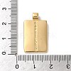 304 Stainless Steel Pendants X-STAS-L022-306G-08-3