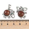 Synthetic Goldstone Pendants G-I374-A-P08-3