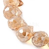 Electroplate Glass Beads Strands EGLA-D030-17I-3