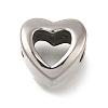 304 Stainless Steel European Beads STAS-M100-01AS-1