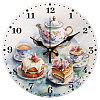 MDF Printed Wall Clock HJEW-WH0058-028-1
