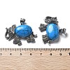 Dyed Synthetic Turquoise Pendant G-H083-02AS-01-3