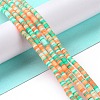Handmade Polymer Clay Beads Strands CLAY-R089-3mm-013-2