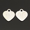 Tibetan Style Alloy Stamping Blank Tag Charms K0PBS022-1
