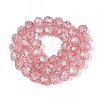 Transparent Crackle Glass Beads Strands GLAA-N053-10mm-07-2