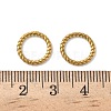 304 Stainless Steel Twisted Ring Linking Rings STAS-L300-005D-G-2