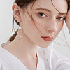 50Pcs 304 Stainless Steel Leverback Earring Findings STAS-BBC0005-30-6