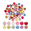 72Pcs 12 Colors Polyester European Beads OPDL-PH0001-08-6