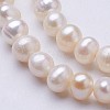 Natural Cultured Freshwater Pearl Beads Strands PEAR-F004-08-01-3