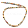 Baking Paint Synthetic Turquoise Beads Strands G-H060-02A-06-3