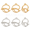 Unicraftale 8Pcs 2 Colors Ion Plating(IP) 304 Stainless Steel Pendants STAS-UN0045-45-1