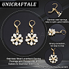 Unicraftale 40Pcs 2 Colors 304 Stainless Steel Leverback Earring Findings with Pendant Bails STAS-UN0038-64-5