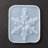 Christmas Theme DIY Snowflake Pendant Silicone Molds DIY-F114-29-4