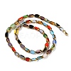 Electroplate Glass Beads Strands GLAA-K061-02-2