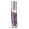 Natural Amethyst Chip Bead Roller Ball Bottles AJEW-H101-01D-1