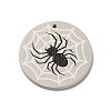 Single Face Printed Wood Pendants WOOD-B009-01K-1