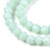 Opaque Solid Color Imitation Jade Glass Beads Strands EGLA-A039-P2mm-D20-2