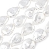 Electroplate Opaque Glass Imitation Pearl Strands EGLA-D302-02F-1